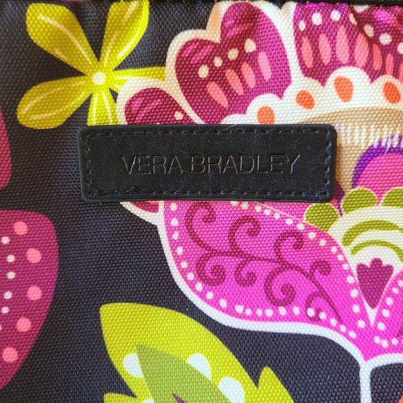 Vera Bradley Lighten Up Suitcase Style Lunch‎ Bag Pirouette Pink BRIGHT COLORS - Picture 5 of 7